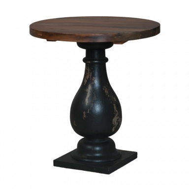 Tisch Woodlands Pedestal Side Table