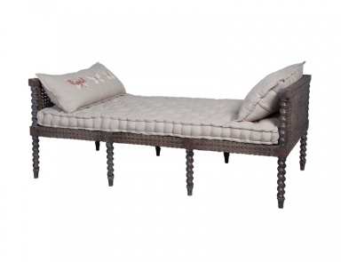 Bett Daybed With Pillows Guild Master (Rattan Bett, Wicker)