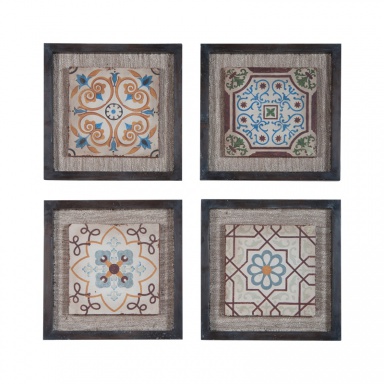 Framed Malerei Terra Cotta Tiles