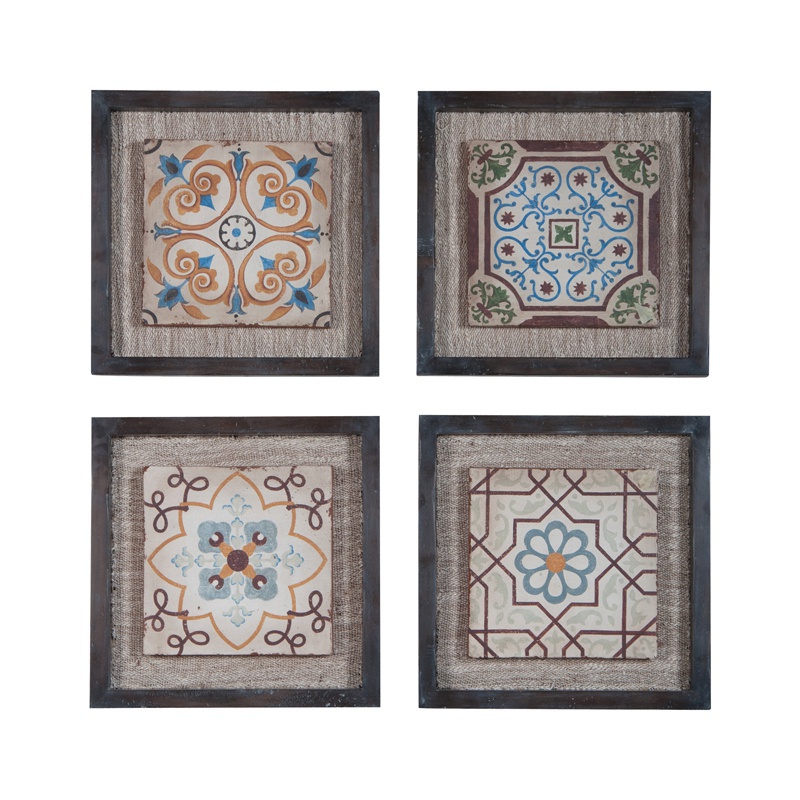 Framed Malerei Terra Cotta Tiles Guild Master