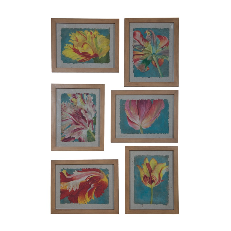 Bild Framed Tulips-Set Of 6 Guild Master