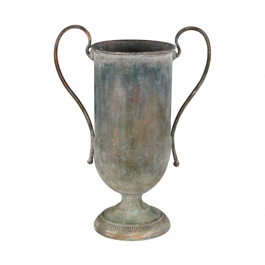 Vase Eared Metal Urn Guild Master