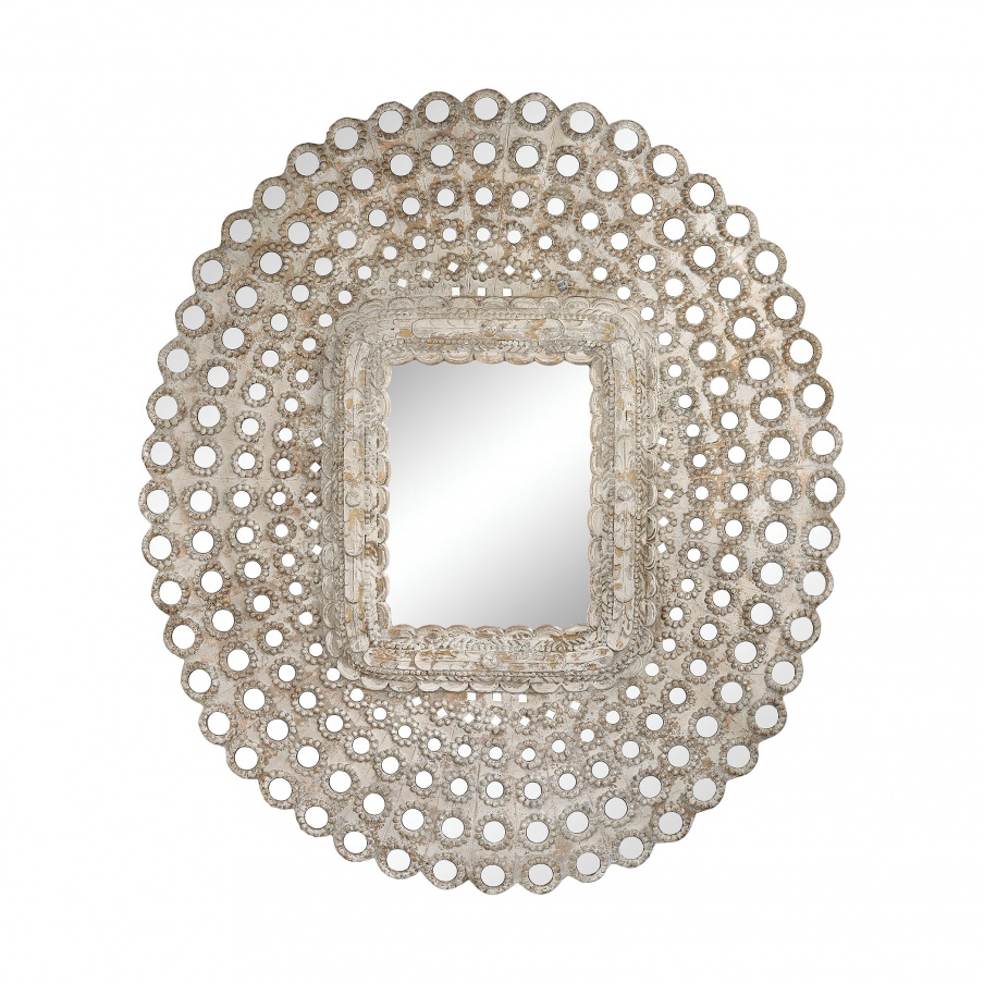Peacock Wall Frame Mirror Guild Master