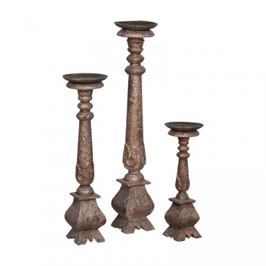 Kerzenhalter Carved Candle Stands