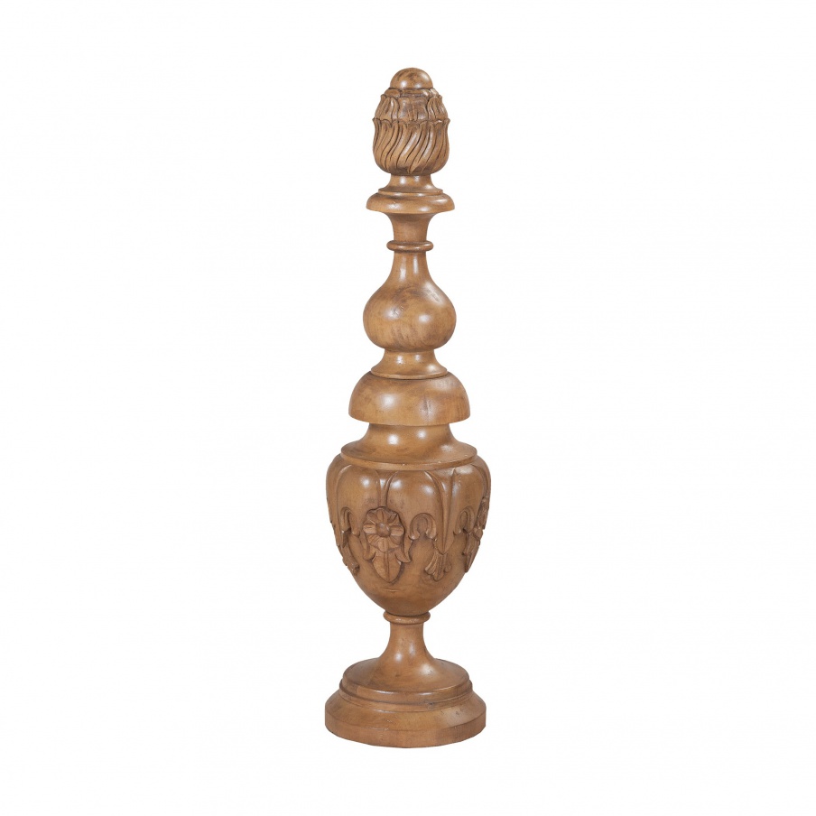 Schiff Carved Wood Finial Guild Master