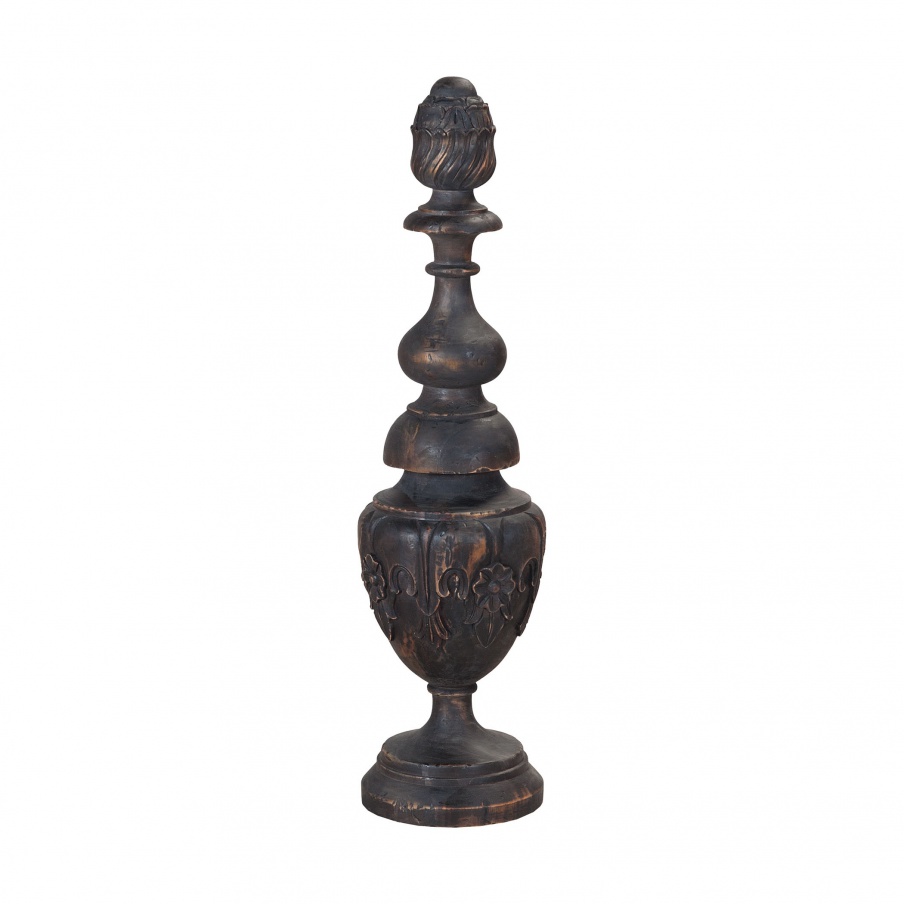 Schiff Carved Wood Finial Guild Master