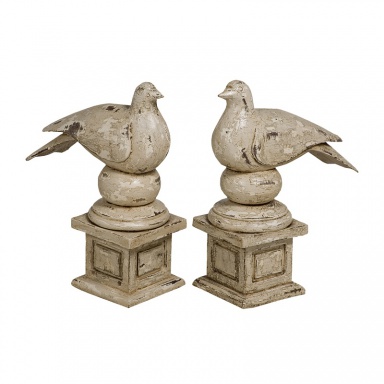 Zubehör Doves On Pedestals