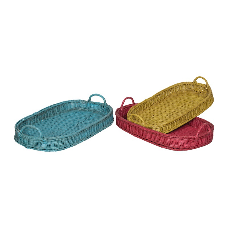 Tablett Oval Rattan Trays Guild Master