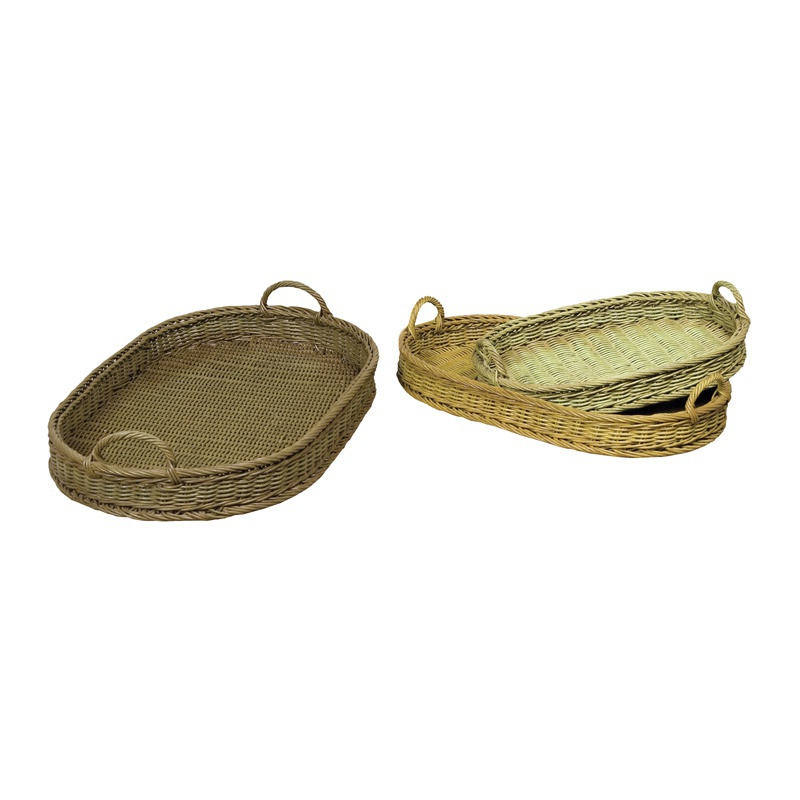 Tablett Oval Rattan Trays Guild Master