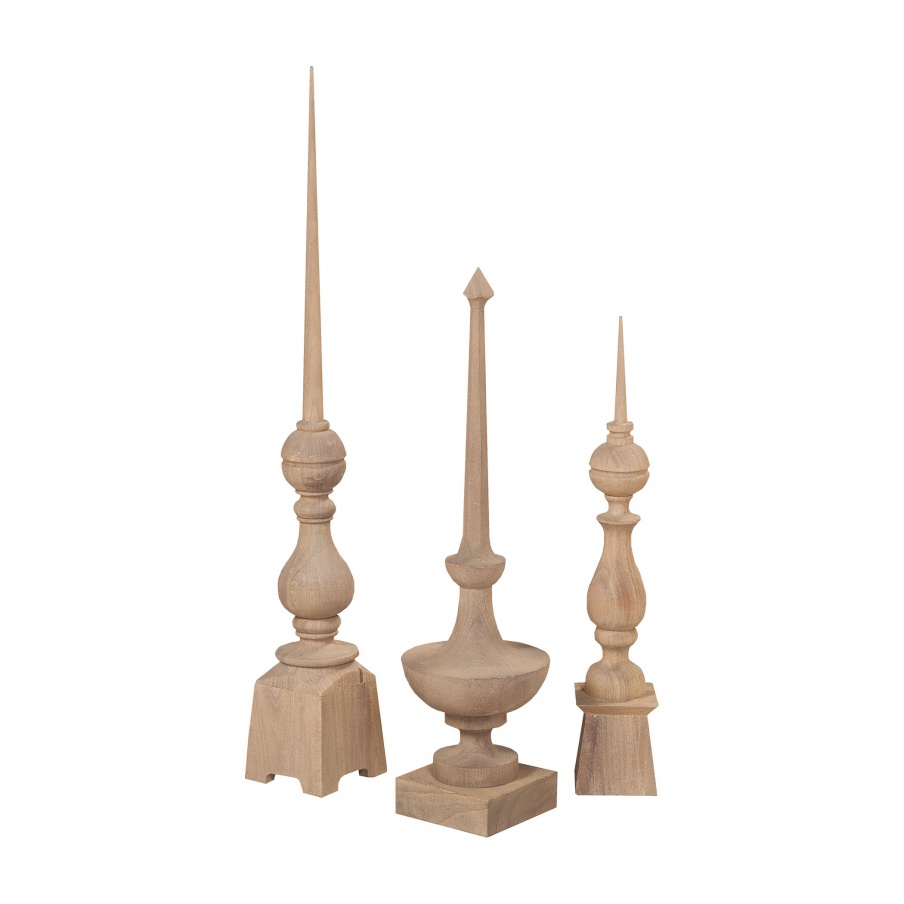 Schiff Olde World Finials - Set of 3 Guild Master