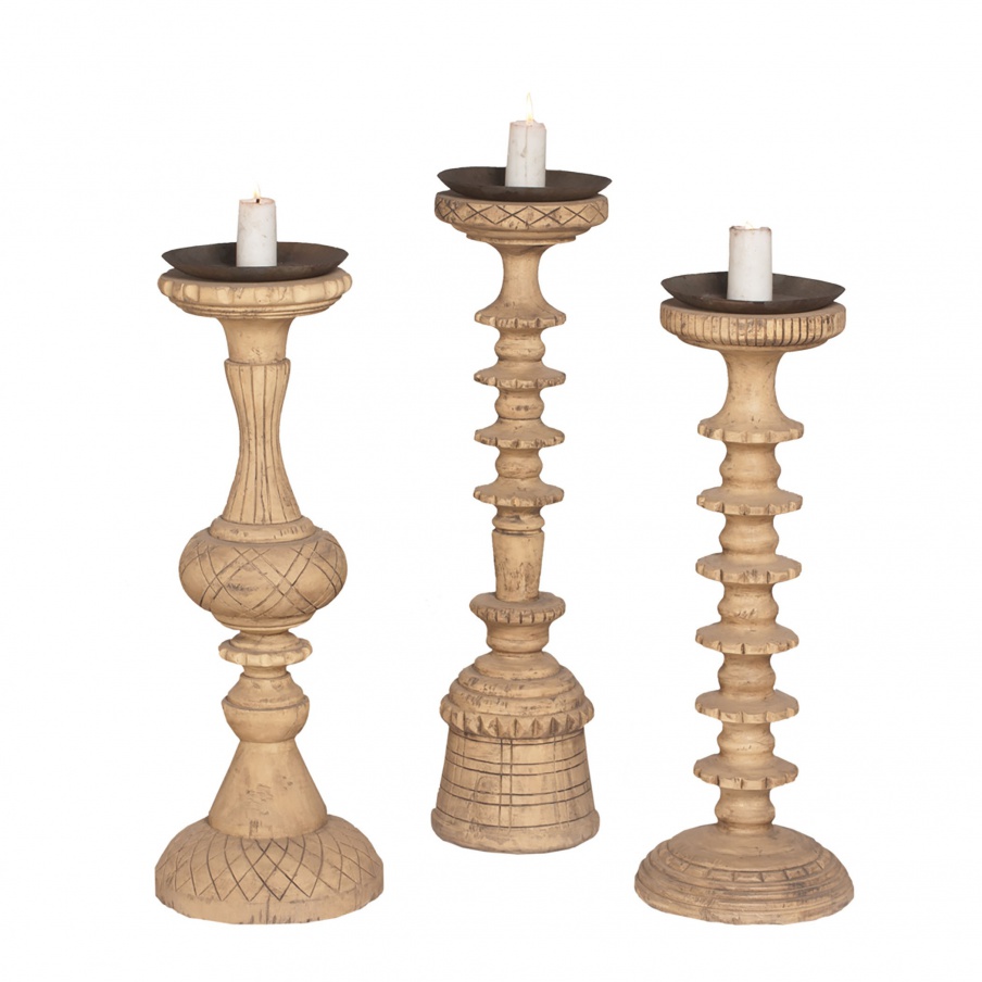 Kerzenhalter Grandon House Candle Stands - Set of 3 Guild Master