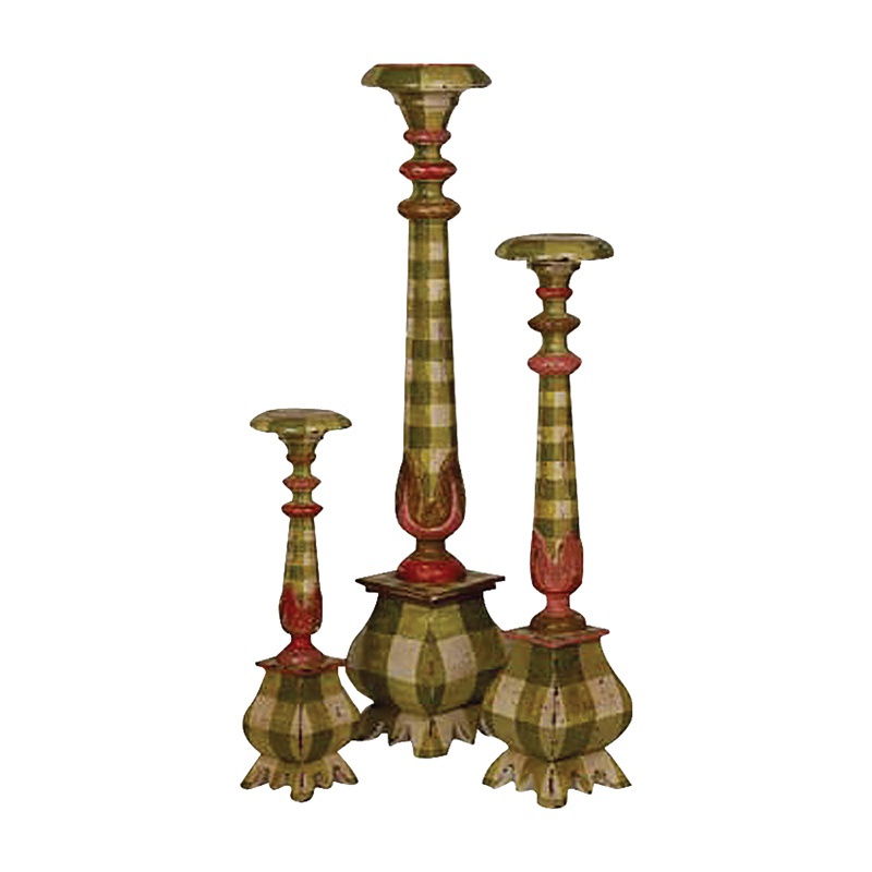 Kerzenhalter Carved Candle Stands Guild Master