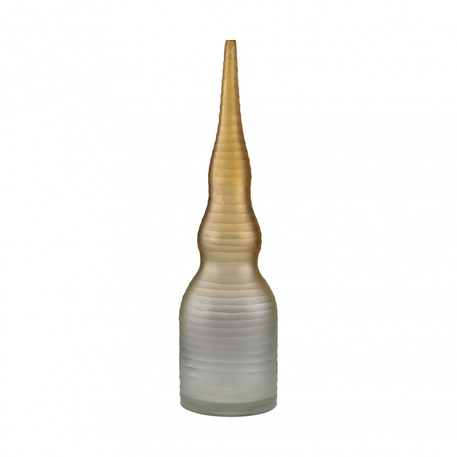 Schiff Erlenmeyer Hand-Cut Glass Finial Guild Master