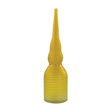 Schiff Erlenmeyer Hand-Cut Glass Finial