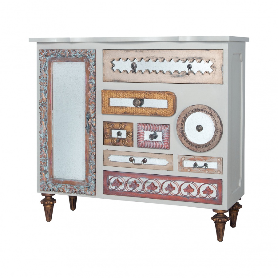 Kommode Mirror Mosaic Chest Guild Master