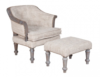 Chaiselongue Wing Chair Ottoman And Guild Master