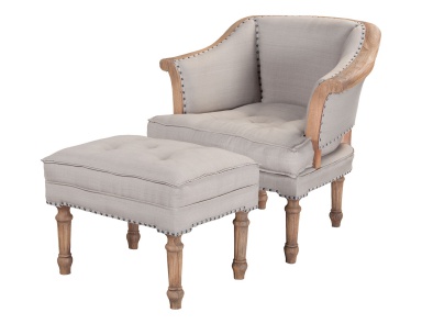 Chaiselongue Sofa Wing Chair Ottoman And Guild Master