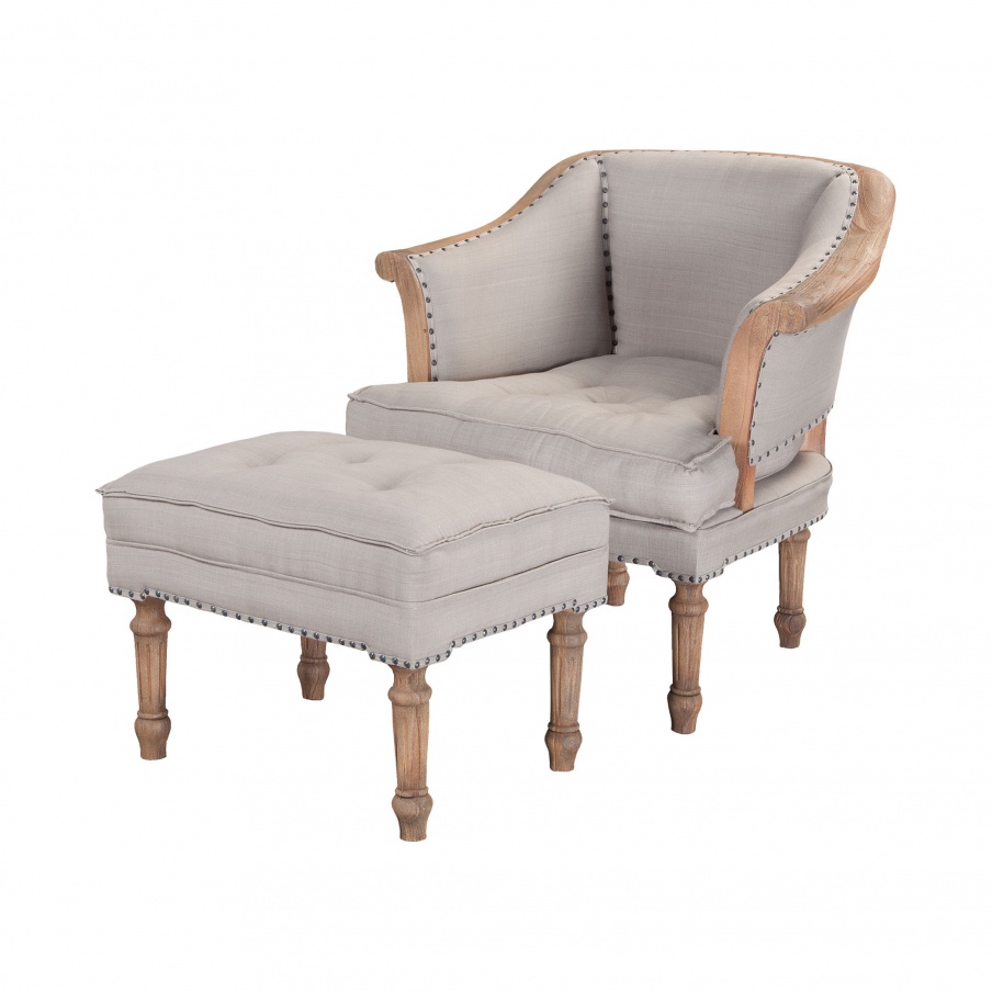 Chaiselongue Sofa Wing Chair Ottoman And Guild Master