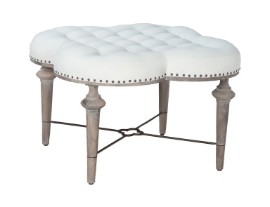 Chaiselongue Upholstered Clove Ottoman Guild Master
