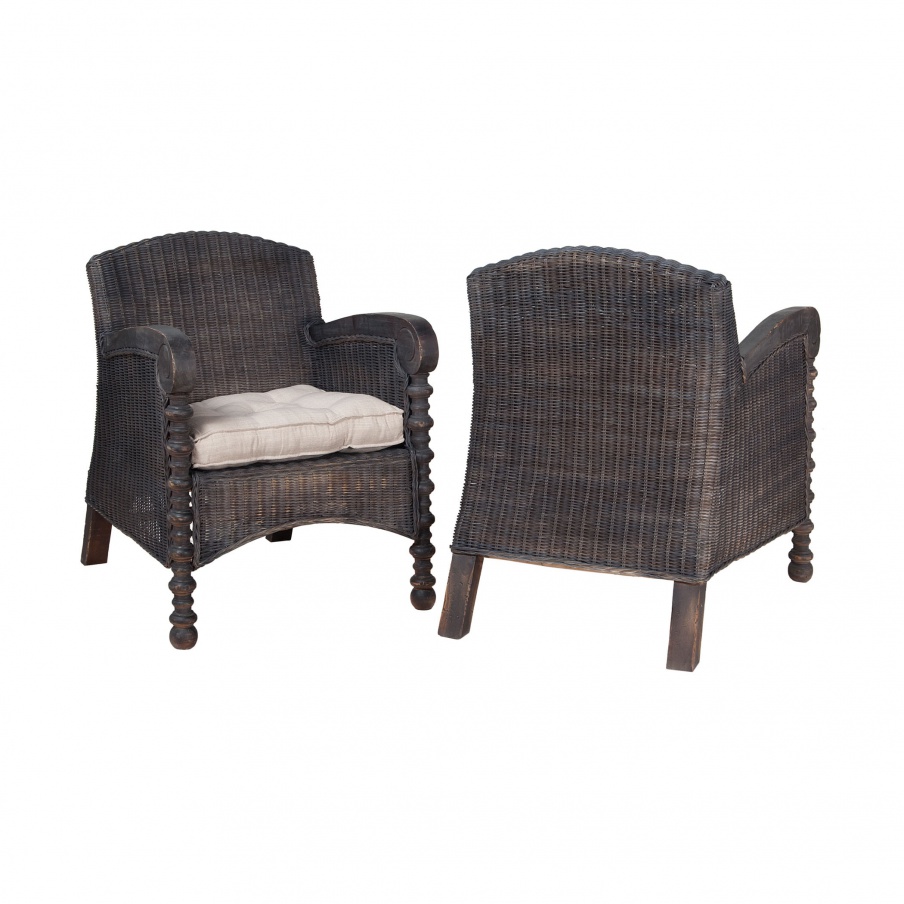 Geflochtener Stuhl Flanders Chair - Pair Guild Master