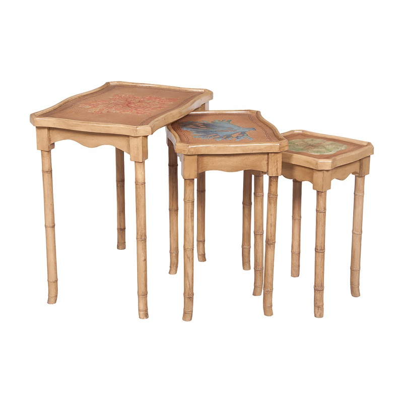 Tisch Bamboo Nesting Tables Guild Master