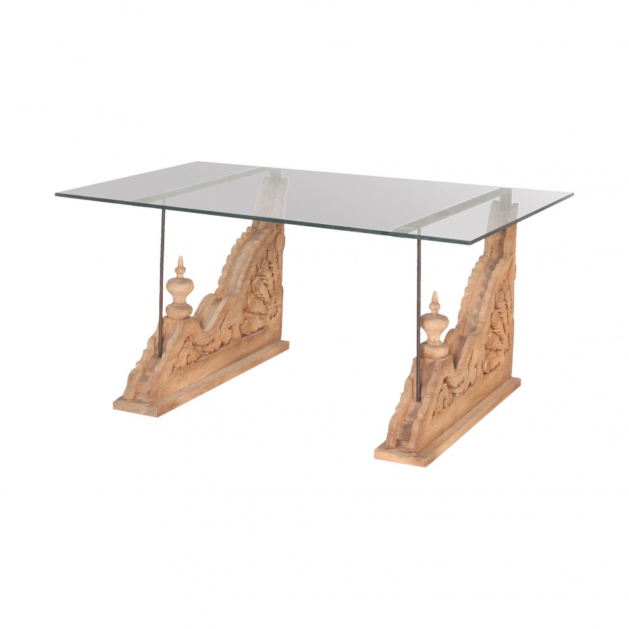 Tisch Carved Corbel Desk/Table Guild Master