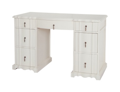 Schreibtisch Loretta Desk In Cappucino-Schaum Sterling