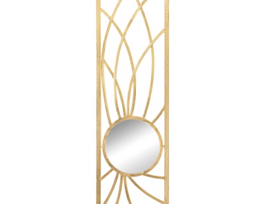 Wandhalter Elan Metal Frame Wall Mirror In Gold Sterling