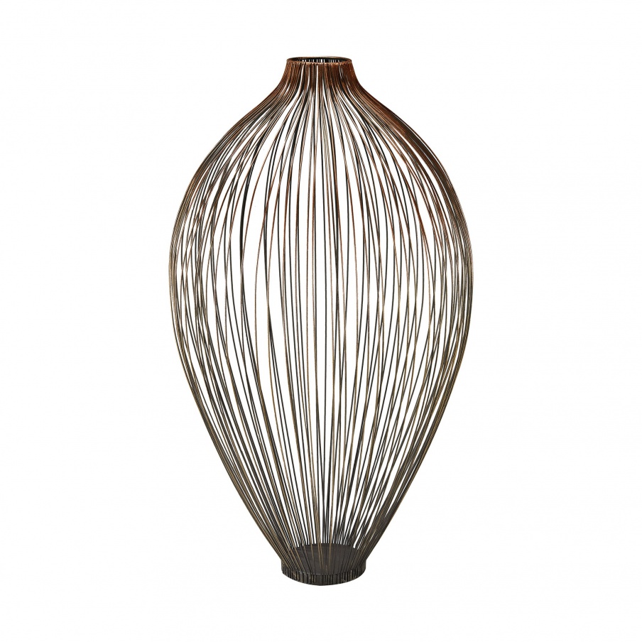 Vase Thrum 23-Inch Vase In Copper Ombre Sterling