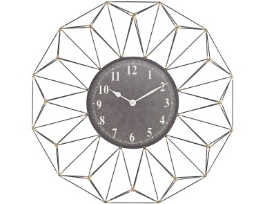 Die Wanduhr St. Moritz Wall Clock Sterling