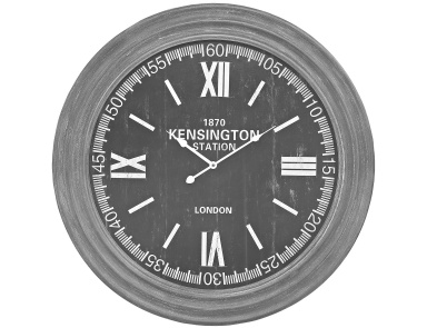 Wanduhr London Wall Clock In Preda Aged Sterling Grey