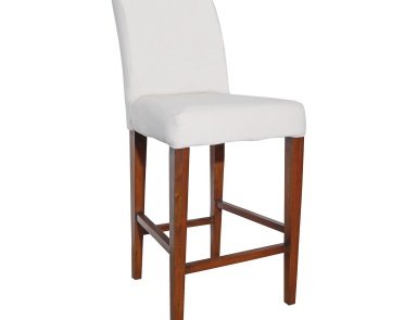 Hocker Covers Couture Parsons Bar Stool In New Stain Signature Sterling (Hocker)