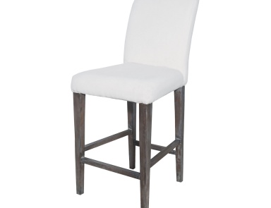 Hocker Covers Couture Parsons Bar Stool In Heritage Stain With White Wash Sterling (Hocker)