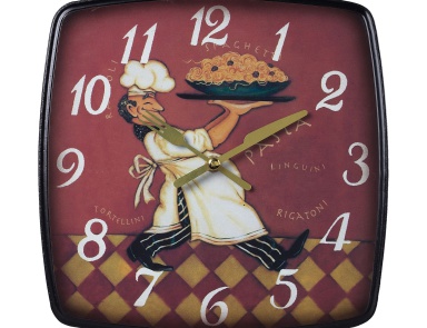 Die Wanduhr Chef Busy Clock Sterling