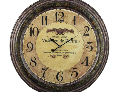Die Wanduhr Violettes De Parme Clock Sterling