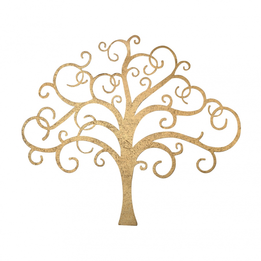 Wand-Dekor Gold Leaf Wall D Sterling