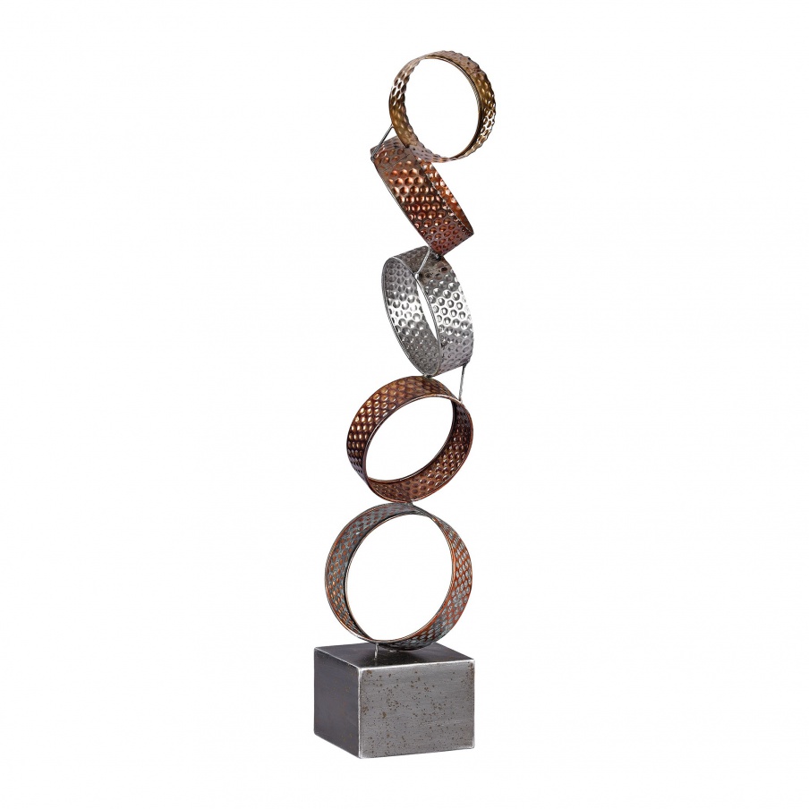 Statuette Heavy-Metal-Ring Sterling Sculpture