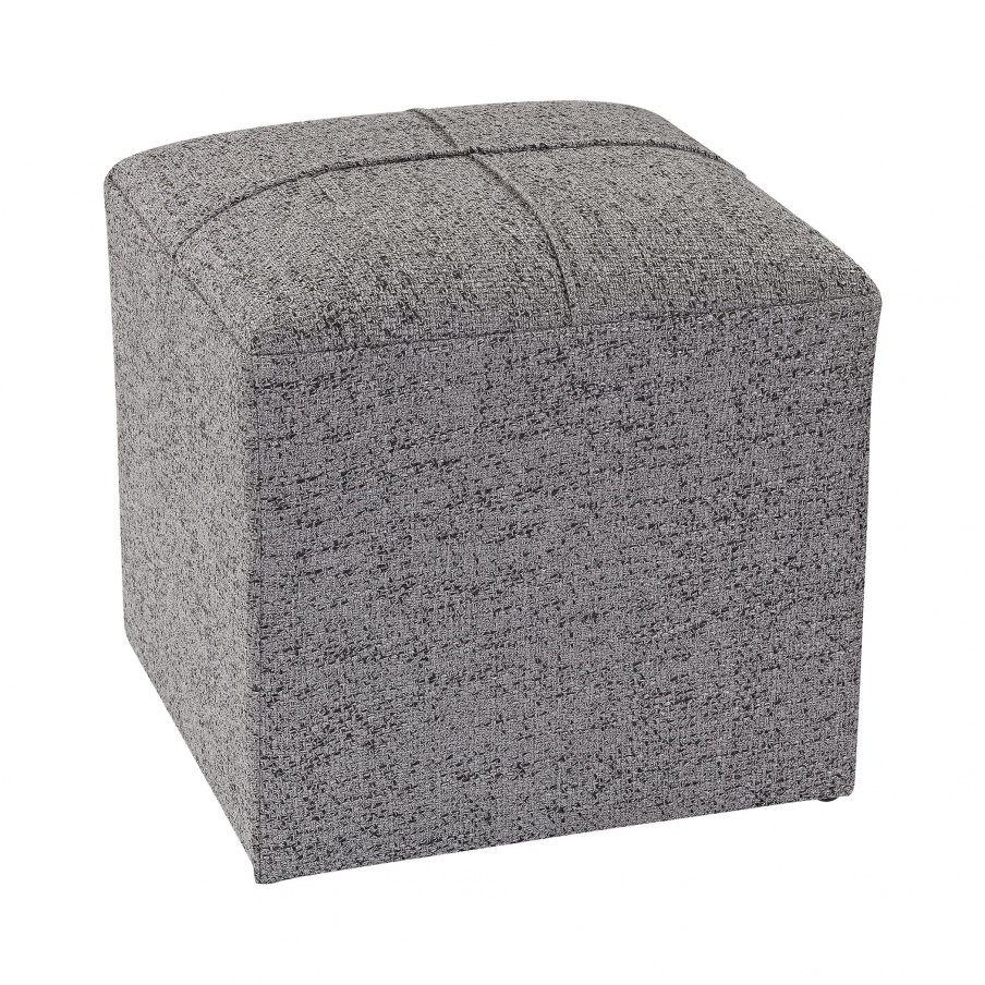 Chaiselongue Grey Cube Ottoman Sterling