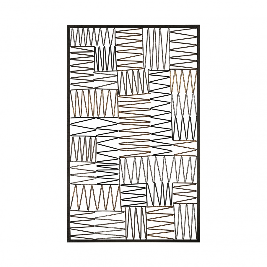 Wand-Dekor Heavy Metal Wire Work Wall Panel Sterling