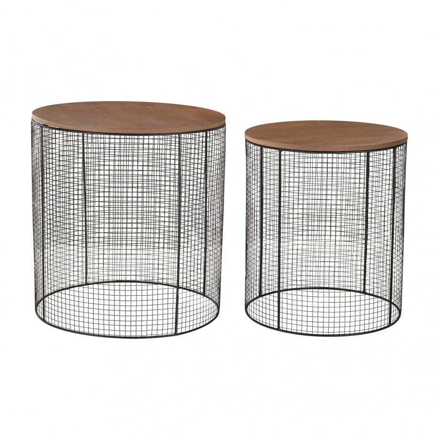 Tisch Wire Side Tables Sterling
