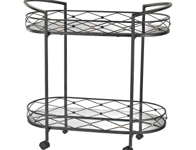 Tisch сервировочный (Beistelltisch) Bronze Bar Cart Sterling