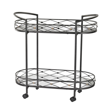 Tisch сервировочный (Beistelltisch) Bronze Bar Cart