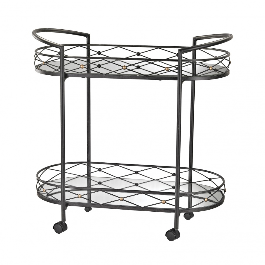 Tisch сервировочный (Beistelltisch) Bronze Bar Cart Sterling