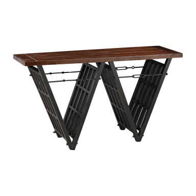 Konsole Industrial Era Console with Iron Stretcher