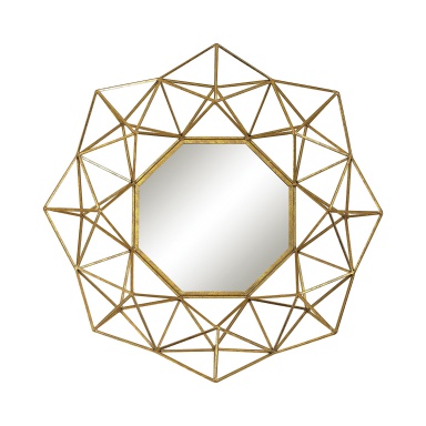 Wandhalter Geometric Mirror Wire