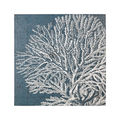 Wand-Dekor White Coral Print