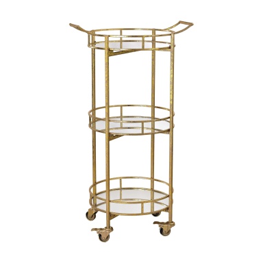 Tisch сервировочный (Beistelltisch) Gold Leaf Bar Cart