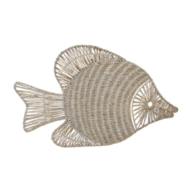 Wand-Dekor-Wicker Fish Wall D