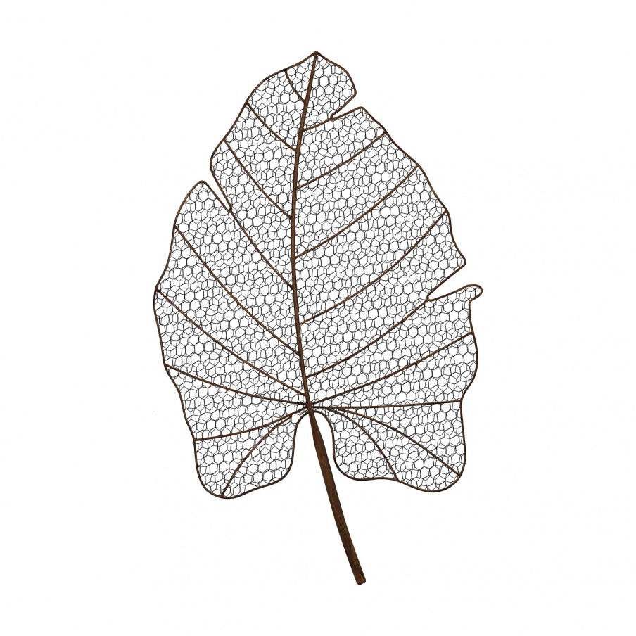 Wand-Dekor-Wire Palm Wedel Wall D Sterling