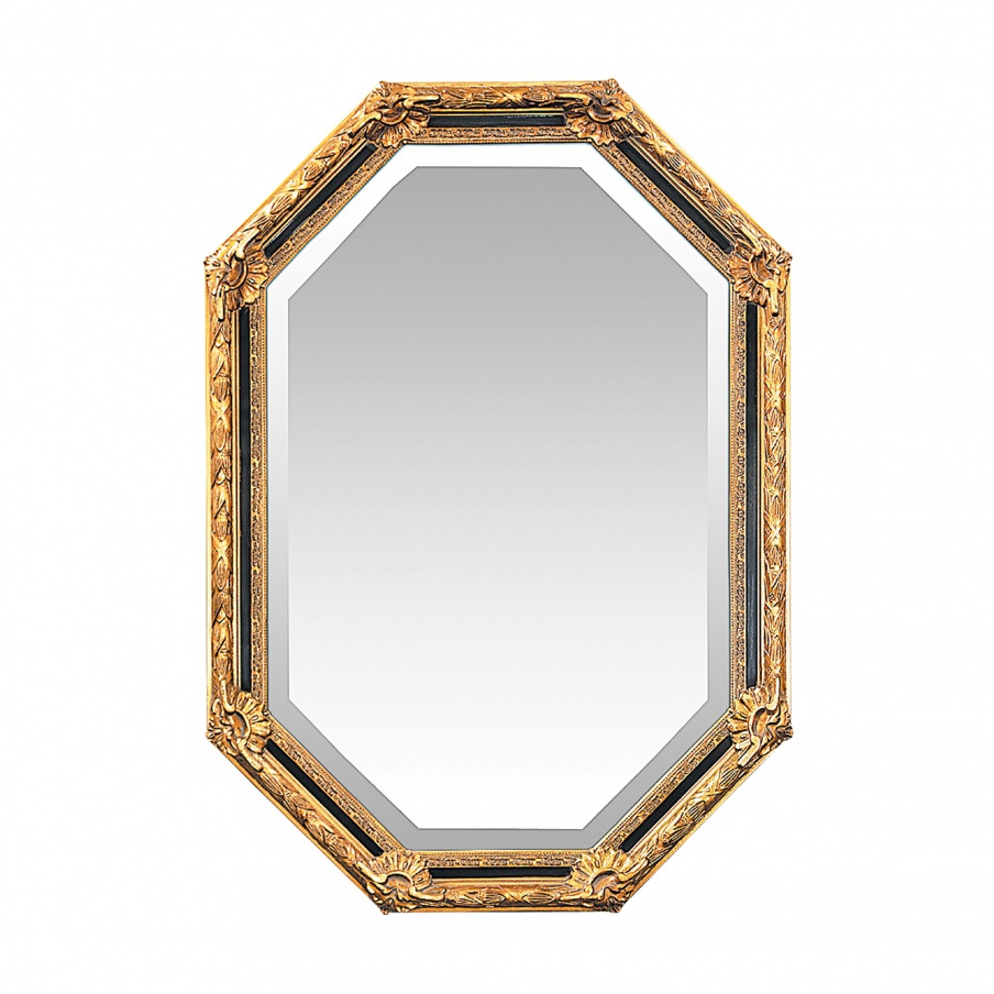 Wandhalter Inlay Octagon Bär Formte Sterling Mirror